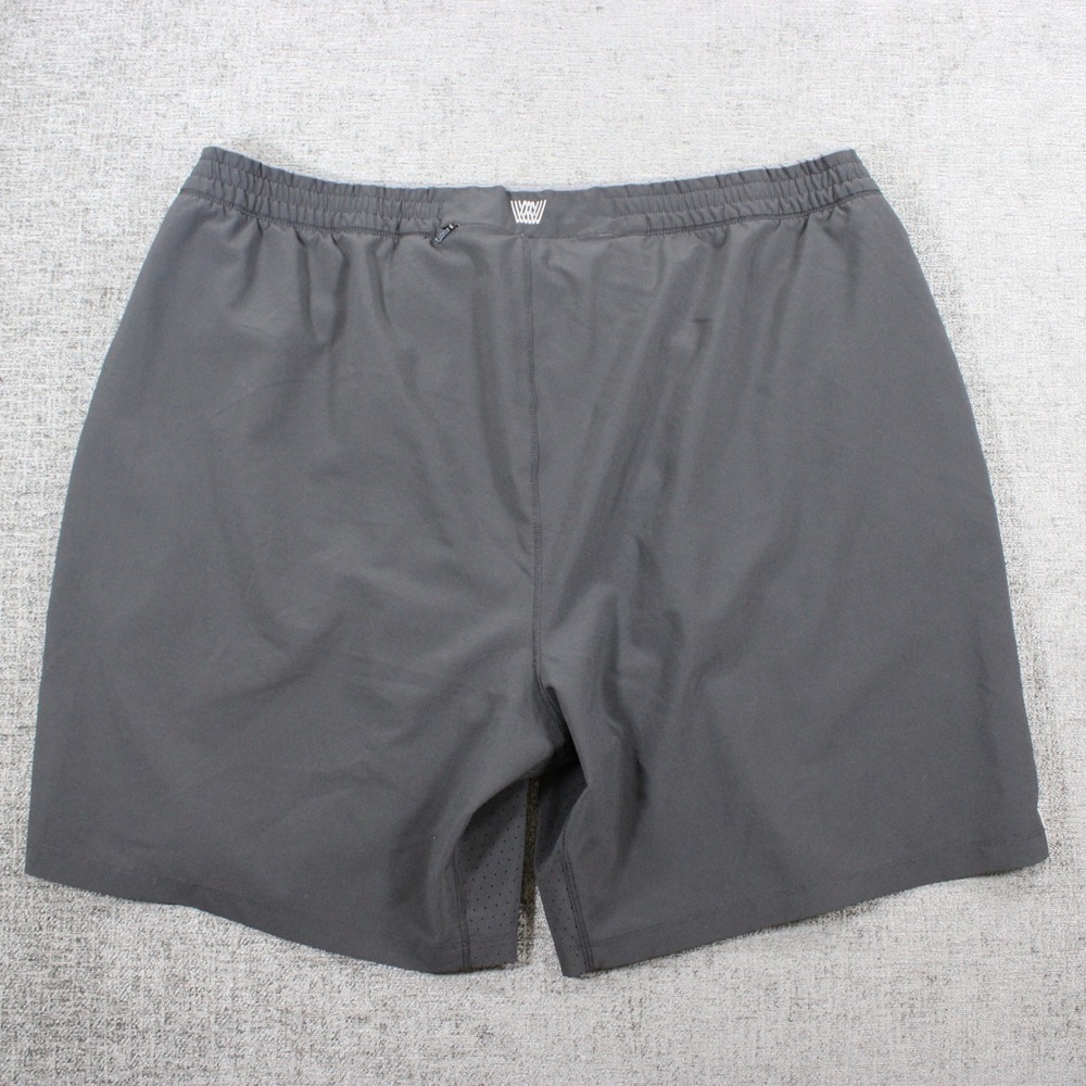 Mack Weldon Stealth Shorts Mens XXL Charcoal Gray Athletic Training Gym Lined - Picture 6 of 10